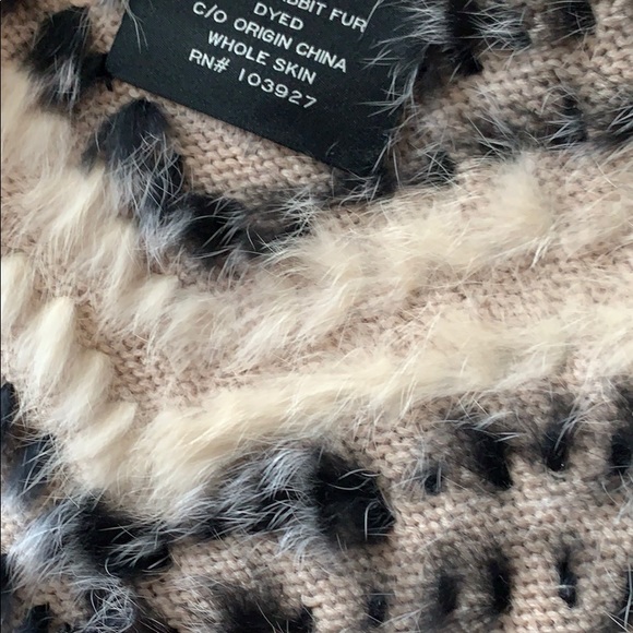 Marc by Marc Jacobs fur vest grey and beige - Picture 8 of 8